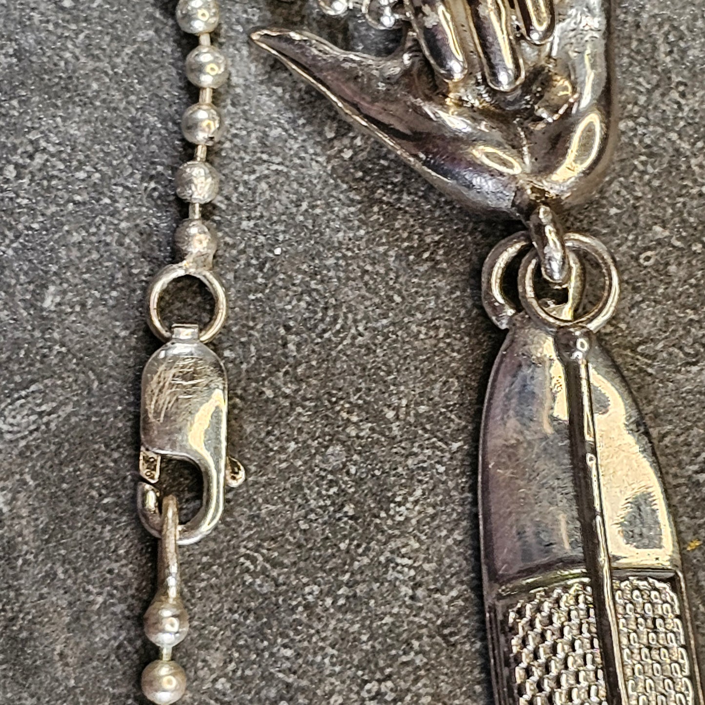 Shaka & SUP: Silver Necklace for Ocean Lovers!
