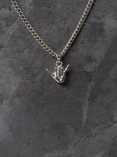 Shaka Pendant – 925 Sterling Silver & Gold Plated | Surf Charm