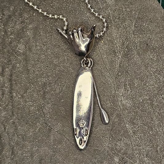 Shaka &amp; SUP: Silver Necklace for Ocean Lovers!